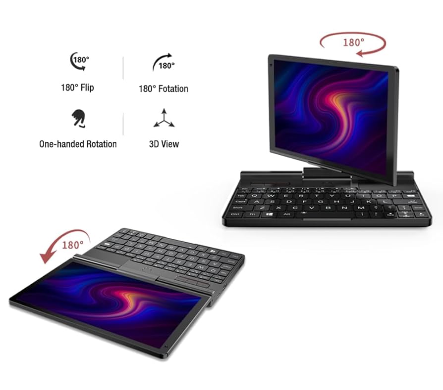 Amazon.com : WEELIAO 2024 GPD Pocket 3 Mini Laptop Gold 7505